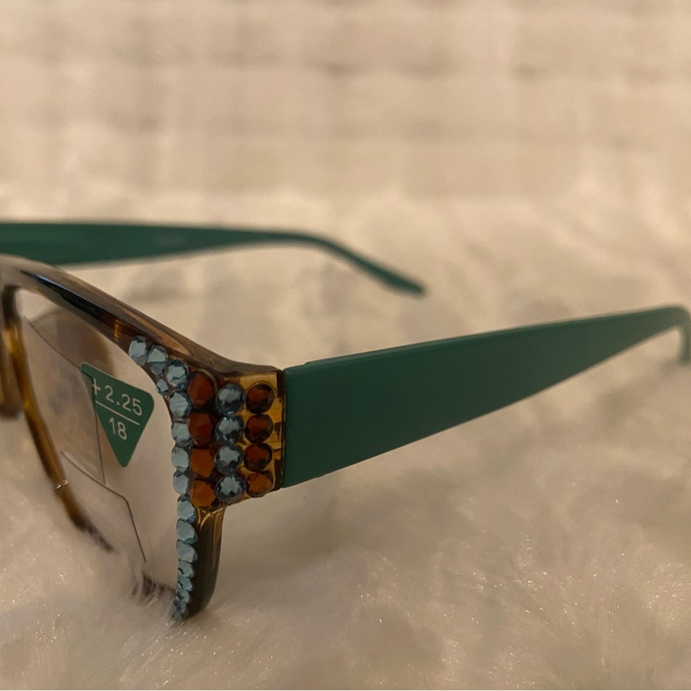 Tortoise Shell Glasses with Teal Case